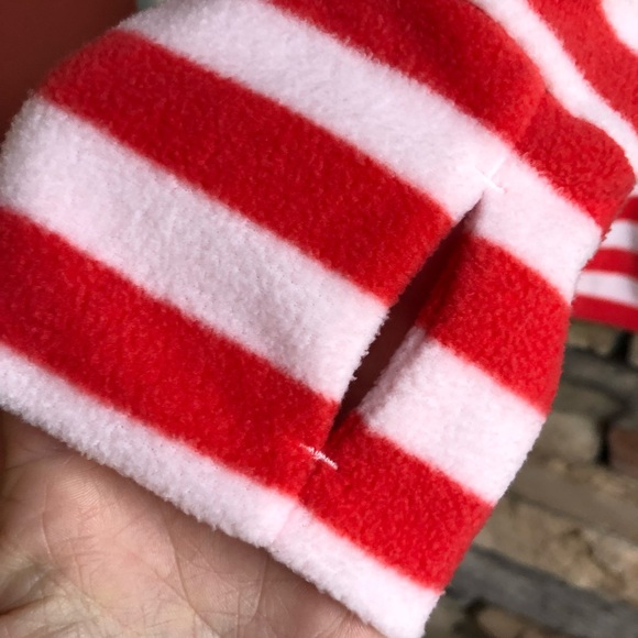 Telluride Clothing Co. Red White Fleece Pullover Sweatshirt NWT Women Medium - Picture 5 of 10